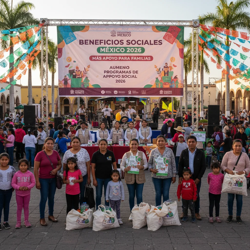 Nuevos beneficios sociales en México 2026: Cómo aprovechar el aumento del 20% en apoyos gubernamentales este año