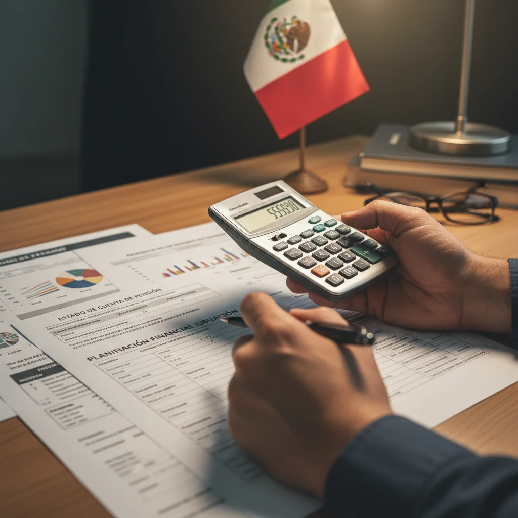 Cálculo de beneficios de pensión y planificación financiera para el retiro.