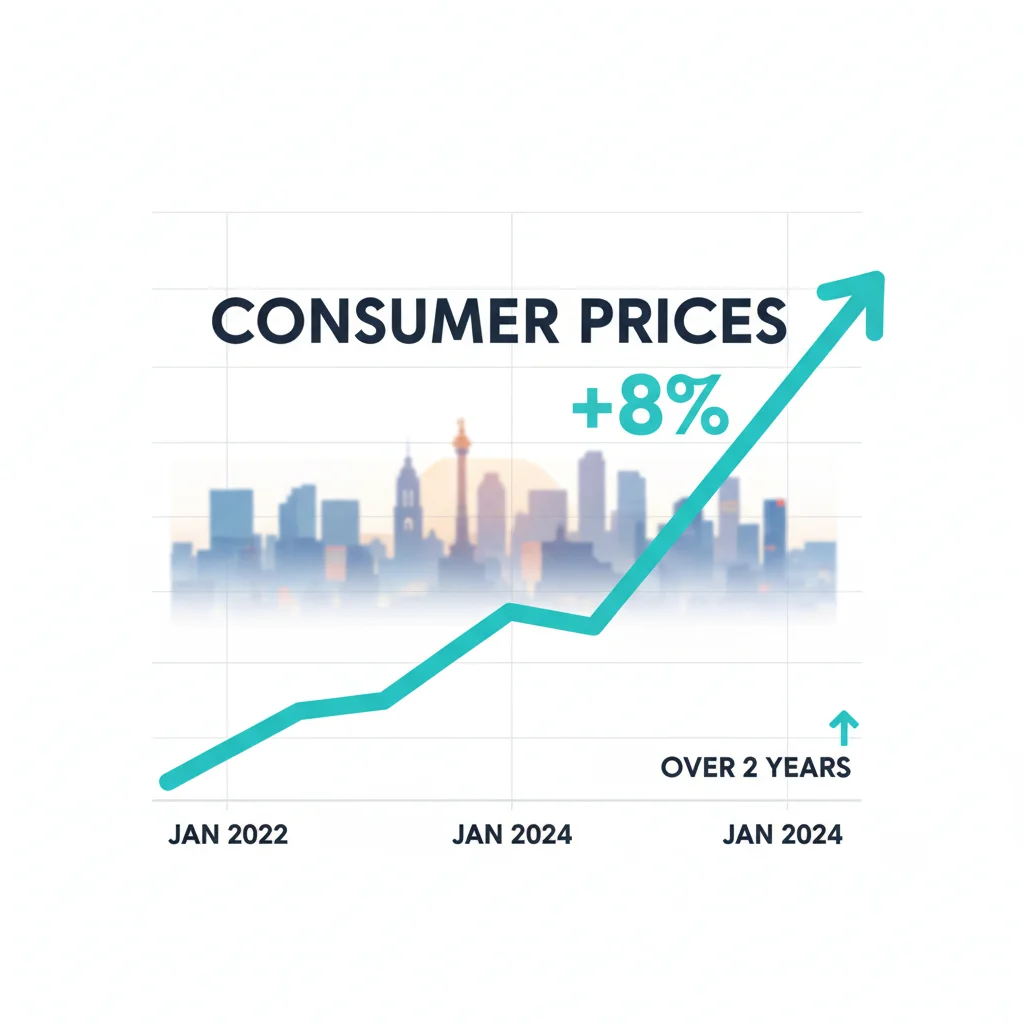 Gráfica de aumento de precios de productos básicos en México 2026.